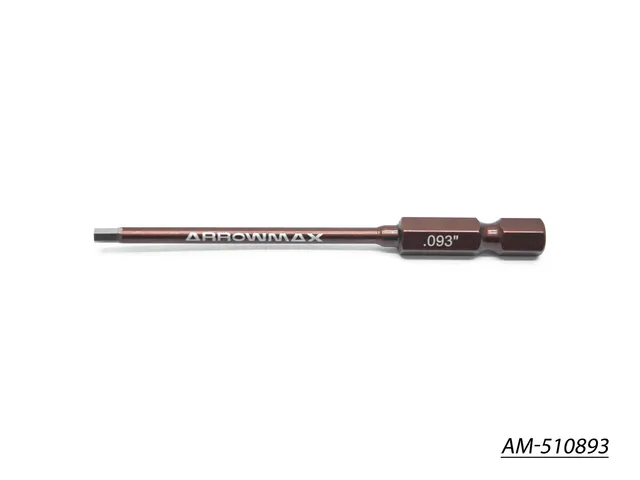 Arrowmax AM-510893 clé allen 3/32x80 mm embout seul