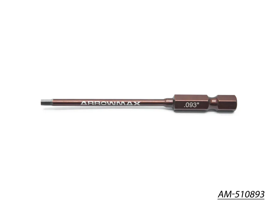 Arrowmax AM-510893 clé allen 3/32x80 mm embout seul