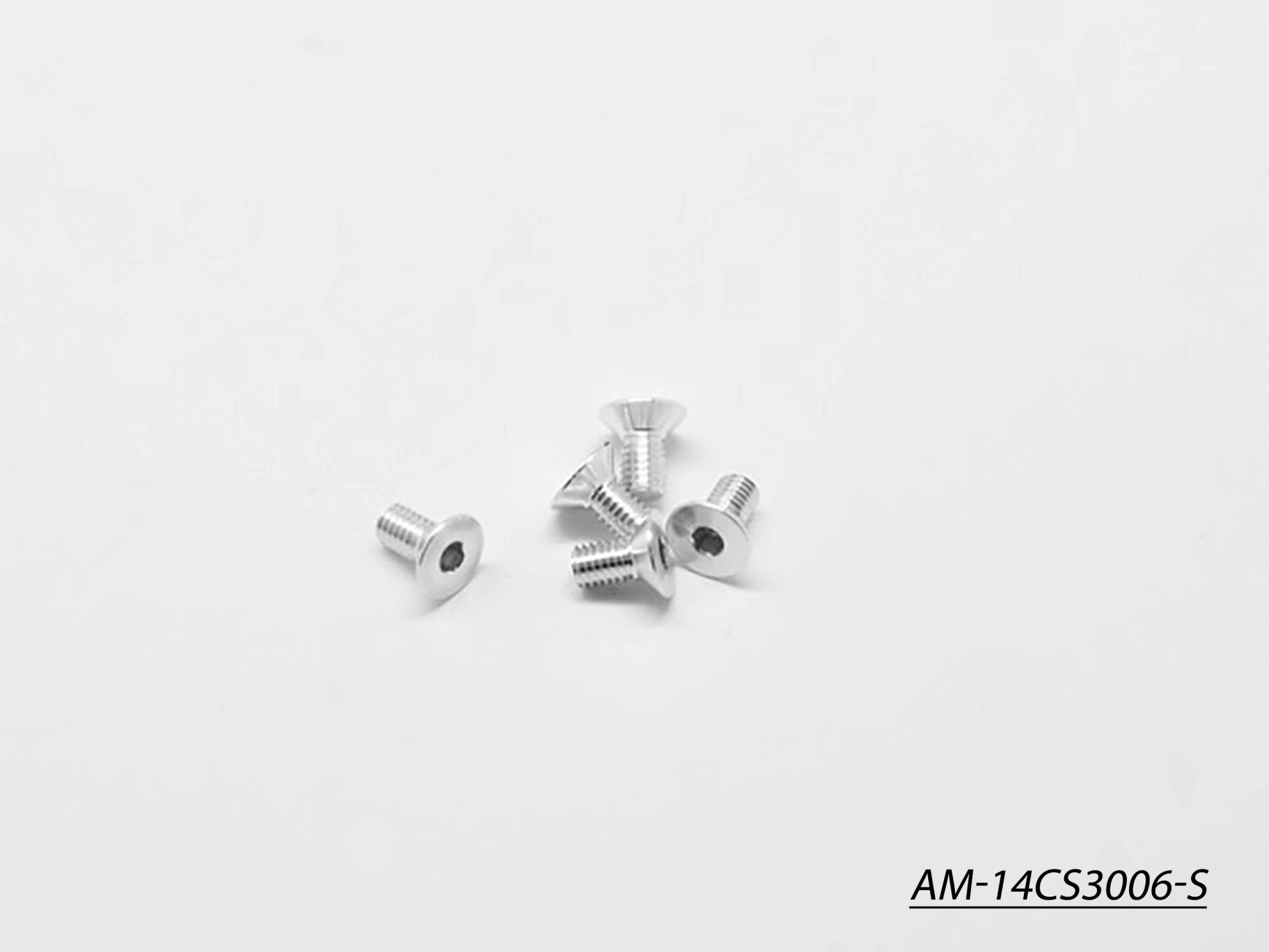 Arrowmax AM-14CS3006-S vis alu fraisée M3x6 argent lot de 5