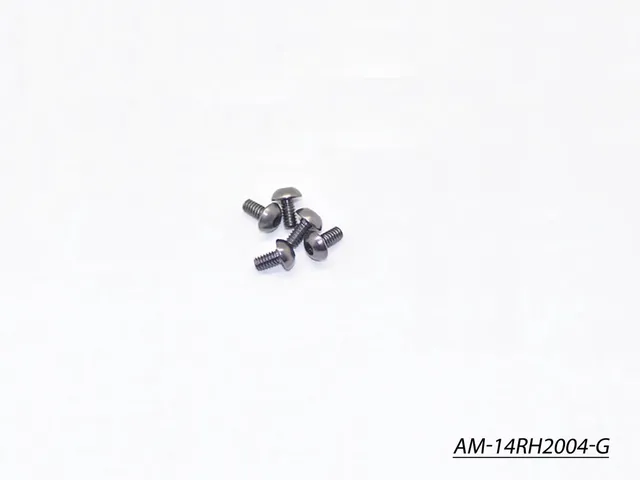 Arrowmax Screws AM-14RH2004-G vis alu M2x4 gris lot 5