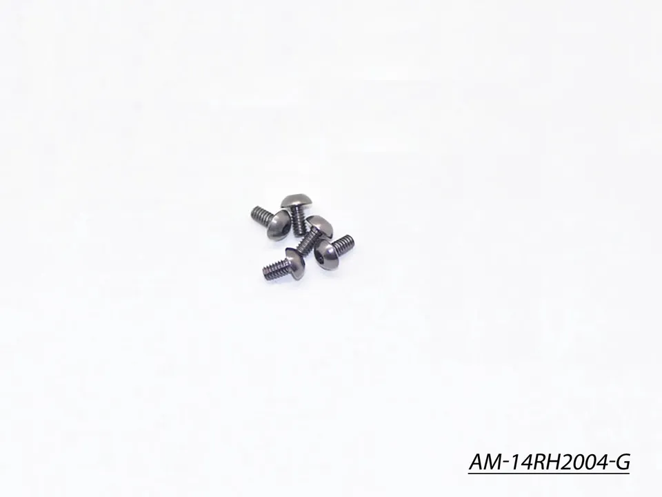 Arrowmax Screws AM-14RH2004-G vis alu M2x4 gris lot 5