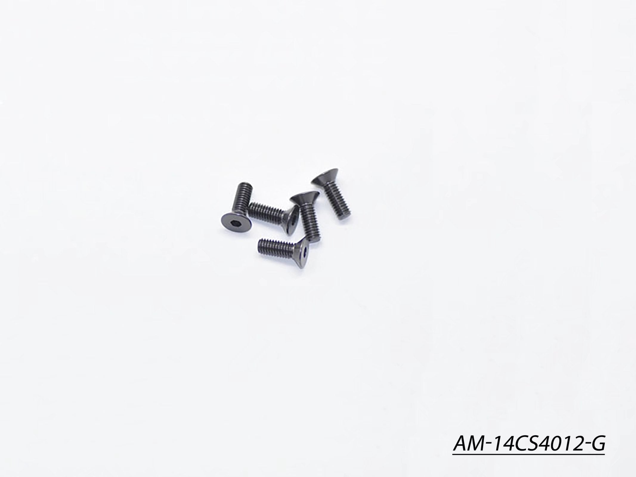 Arrowmax Screws vis alu fraisée M4x12 grise lot 5 AM-14CS4012-G