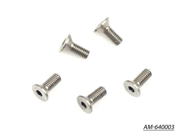Arrowmax Screws AM-640003 vis titane M3x8 fraisée lot 5