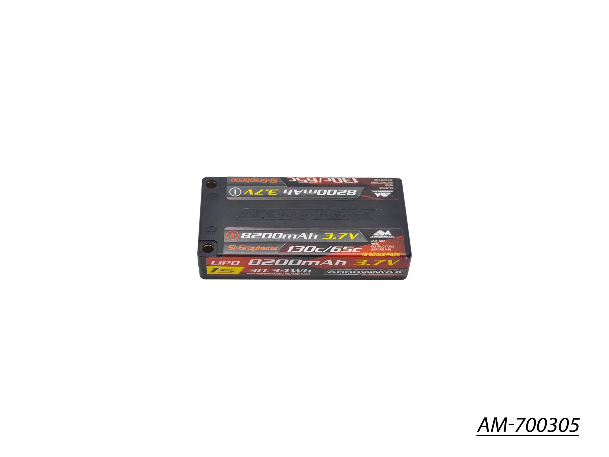 Arrowmax 1S LiPo AM-700305 batterie Lipo 8200mAh 3.7V 65C