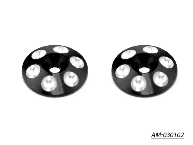 Arrowmax Accessories cales aileron alu noires x2 AM-030102