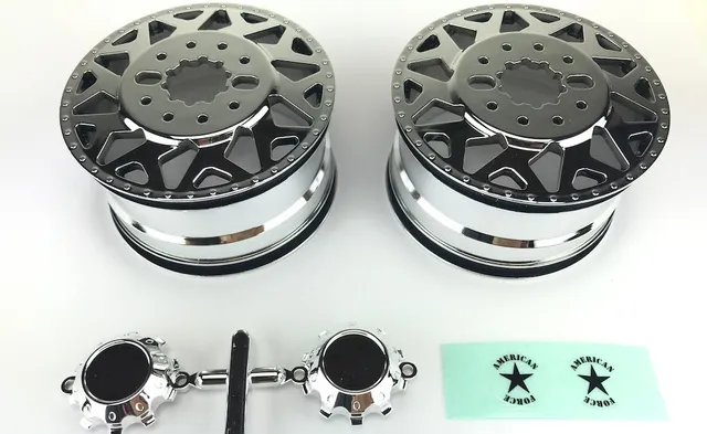 CEN CD0604 roue chrome H01 CONTRA avec cabochon 2 pces