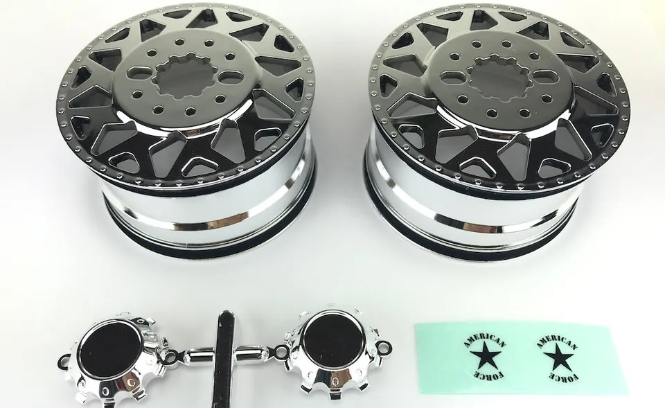 CEN CD0604 roue chrome H01 CONTRA avec cabochon 2 pces