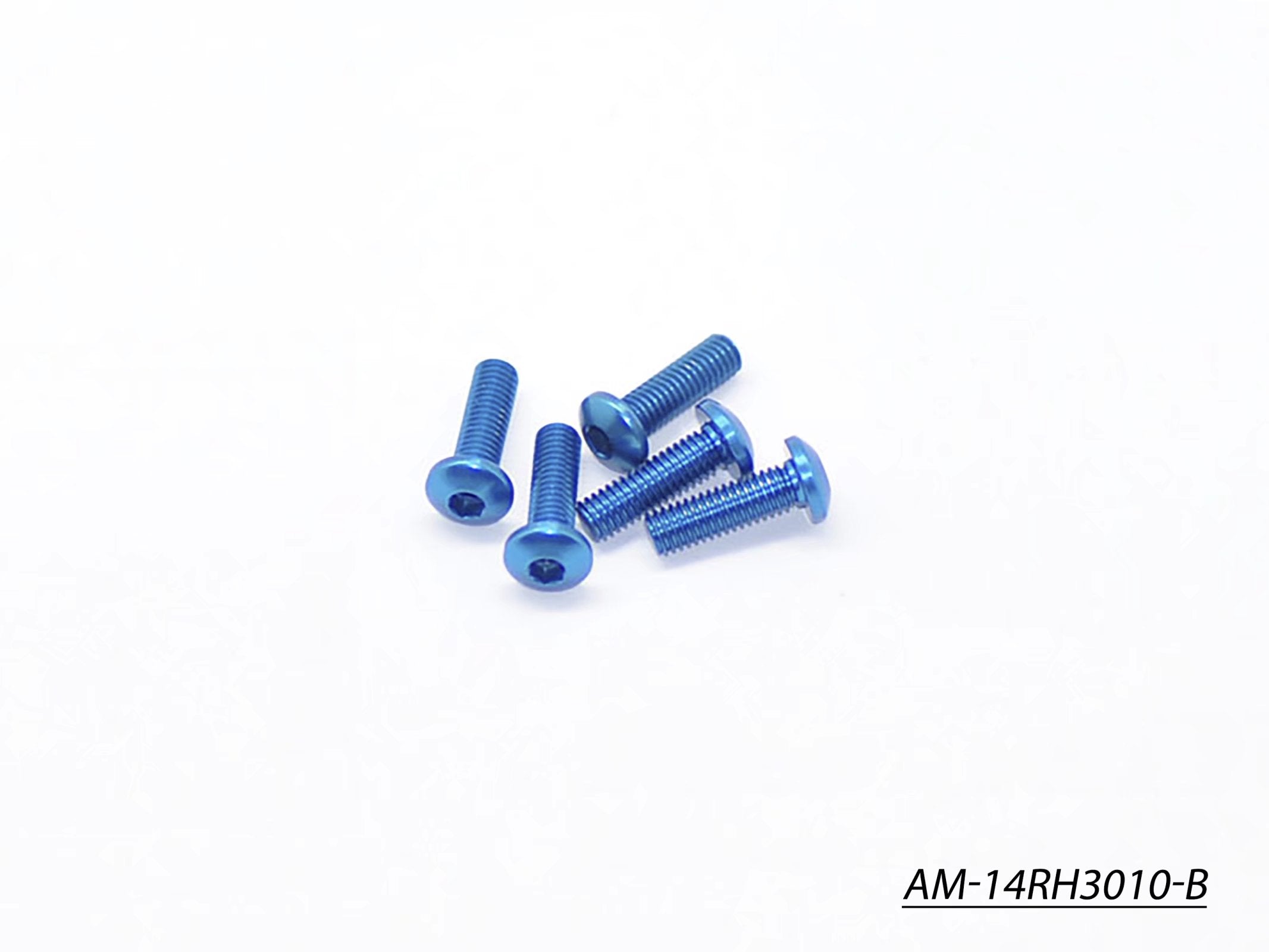Arrowmax Screws Vis Alu M3x10 Bleues 7075 AM-14RH3010-B x5