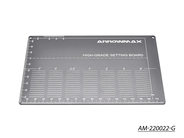Arrowmax Set up tools Setting Board 1/32 Mini 4WD Planche grise