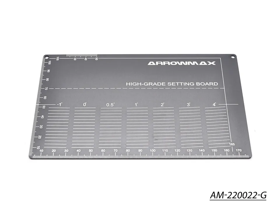 Arrowmax Set up tools Setting Board 1/32 Mini 4WD Planche grise