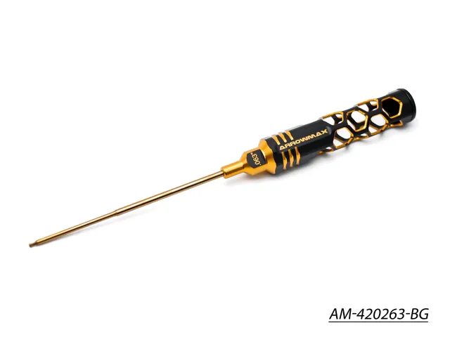 Arrowmax Black Golden clé hex boule 1/16 x120mm