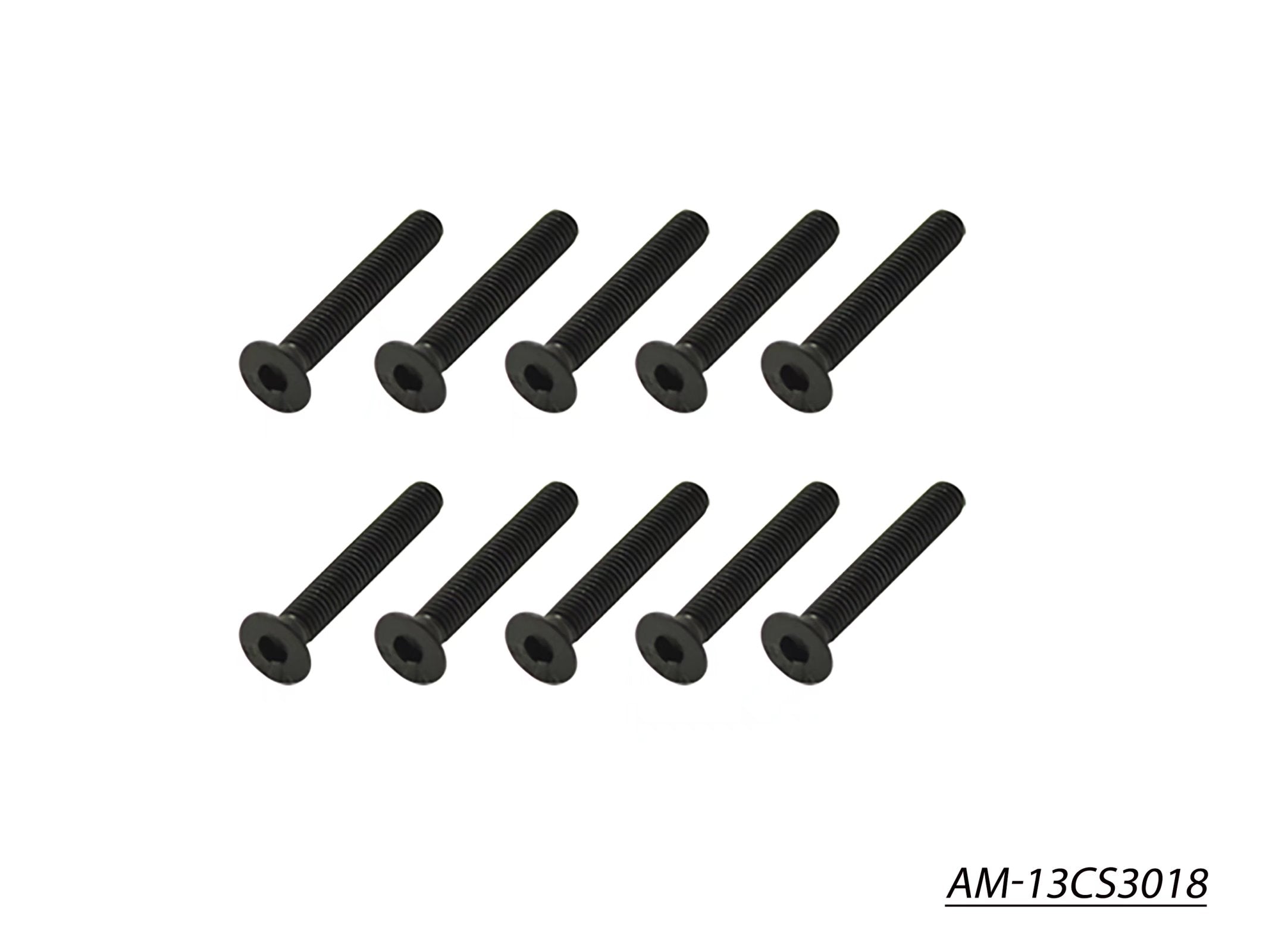 Arrowmax Screws vis fraisée Allen M3x18 lot 10 AM-13CS3018
