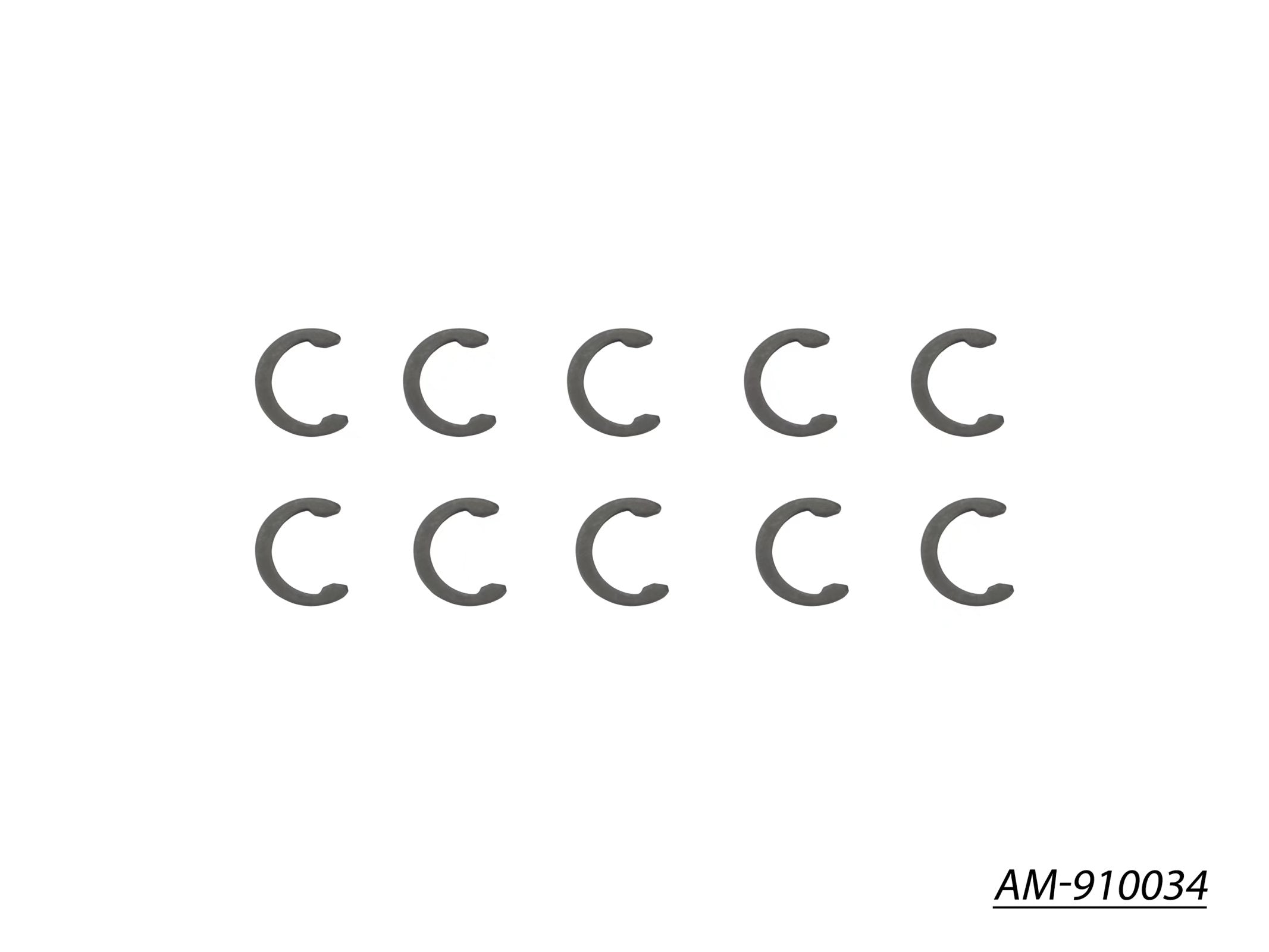 Arrowmax Medius Circlips Arbre AM-910034 Lot de 10
