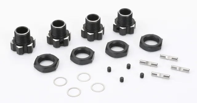 CEN CKR0203 hexagone roue alu 17mm Reeper noir lot 4
