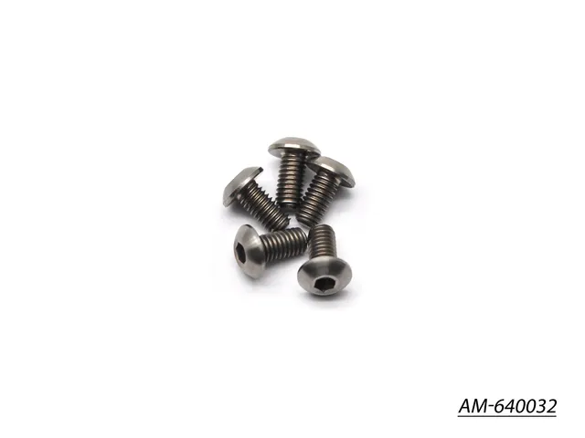 Arrowmax Screws Vis titane 64 M3x6 ronde AM-640032