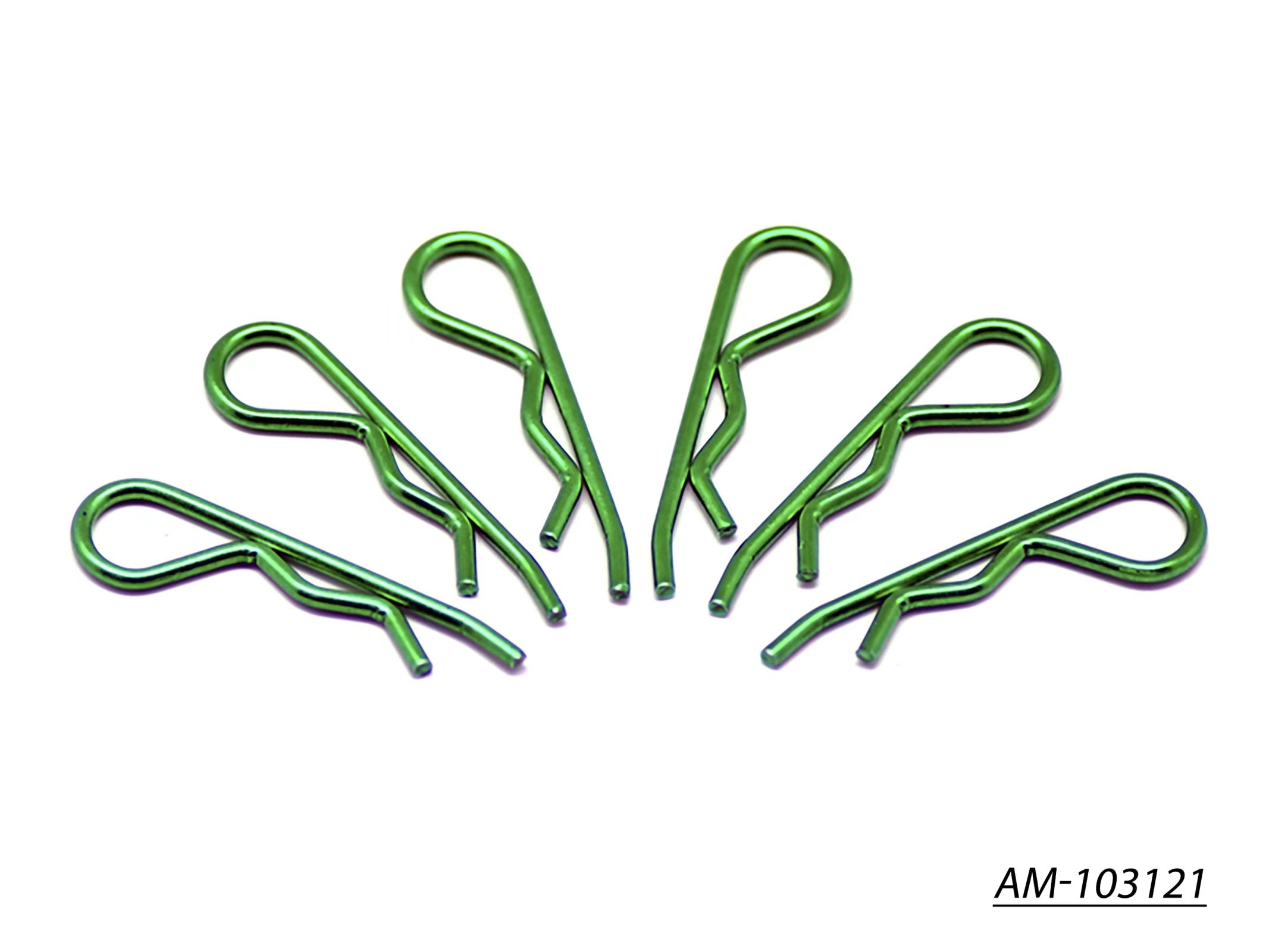 Arrowmax AM-103121 clips carrosserie 1/8 vert x6
