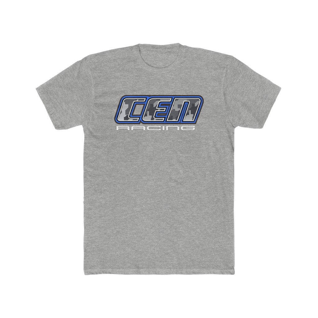 CEN Racing T-Shirt Coton Daytona Bleu Noir L