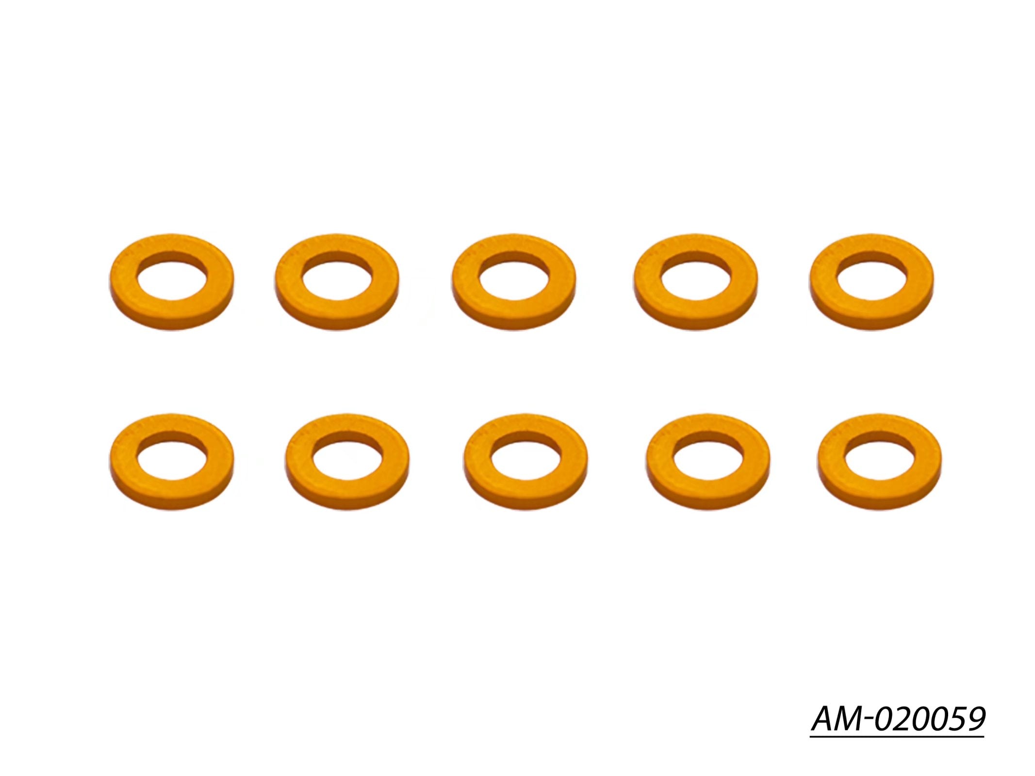 Arrowmax Accessories Cales Alu 4x7x1 AM-020059 Orange x10