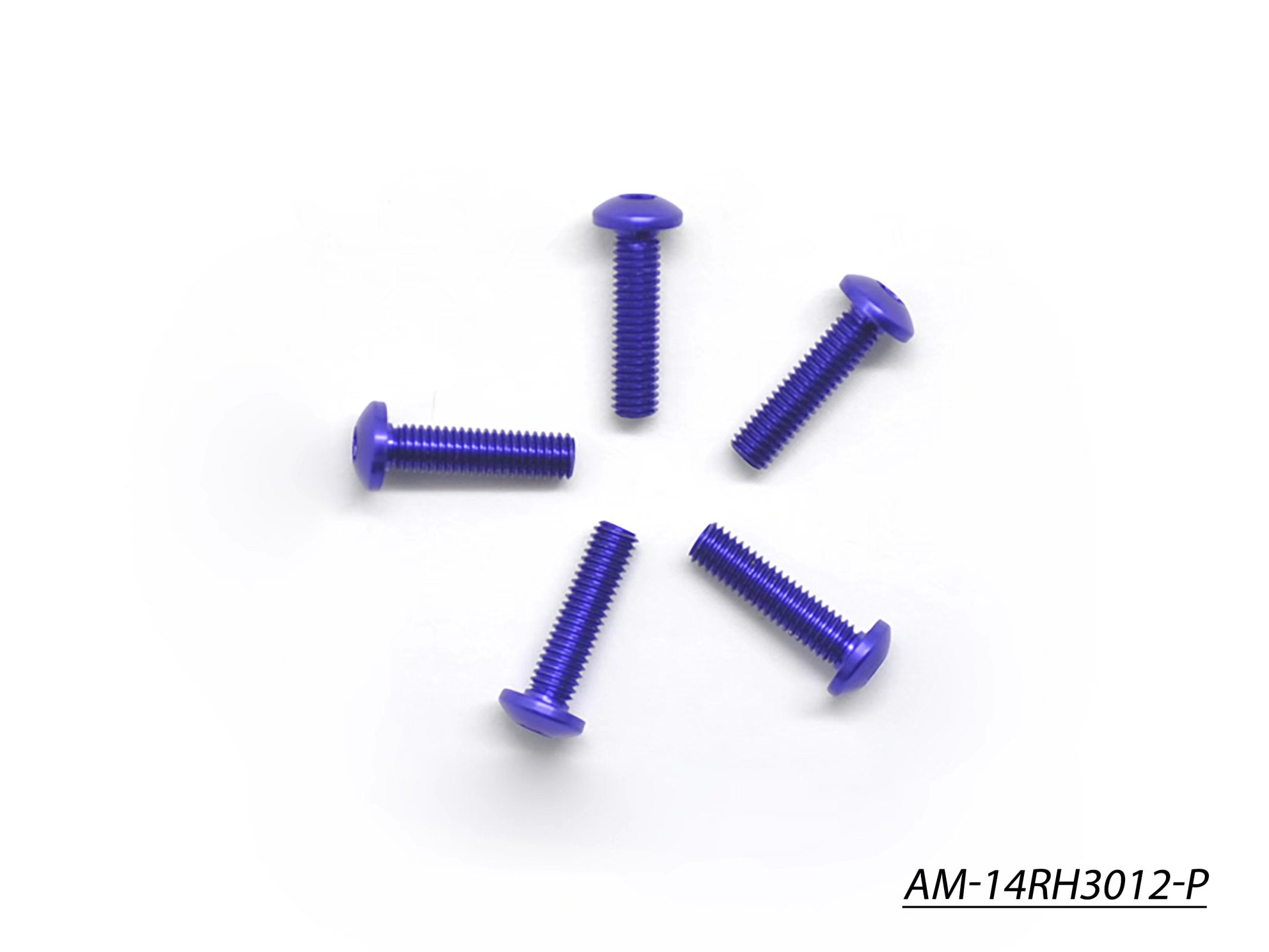 Arrowmax M-14RH3012-P vis alu M3x12 violette x5