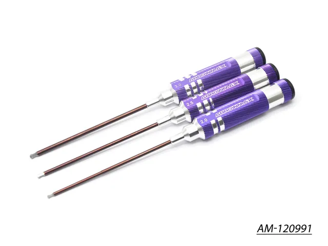 Arrowmax Tools Set clés hex boule 2.0 2.5 3.0 mm 120mm lot 3