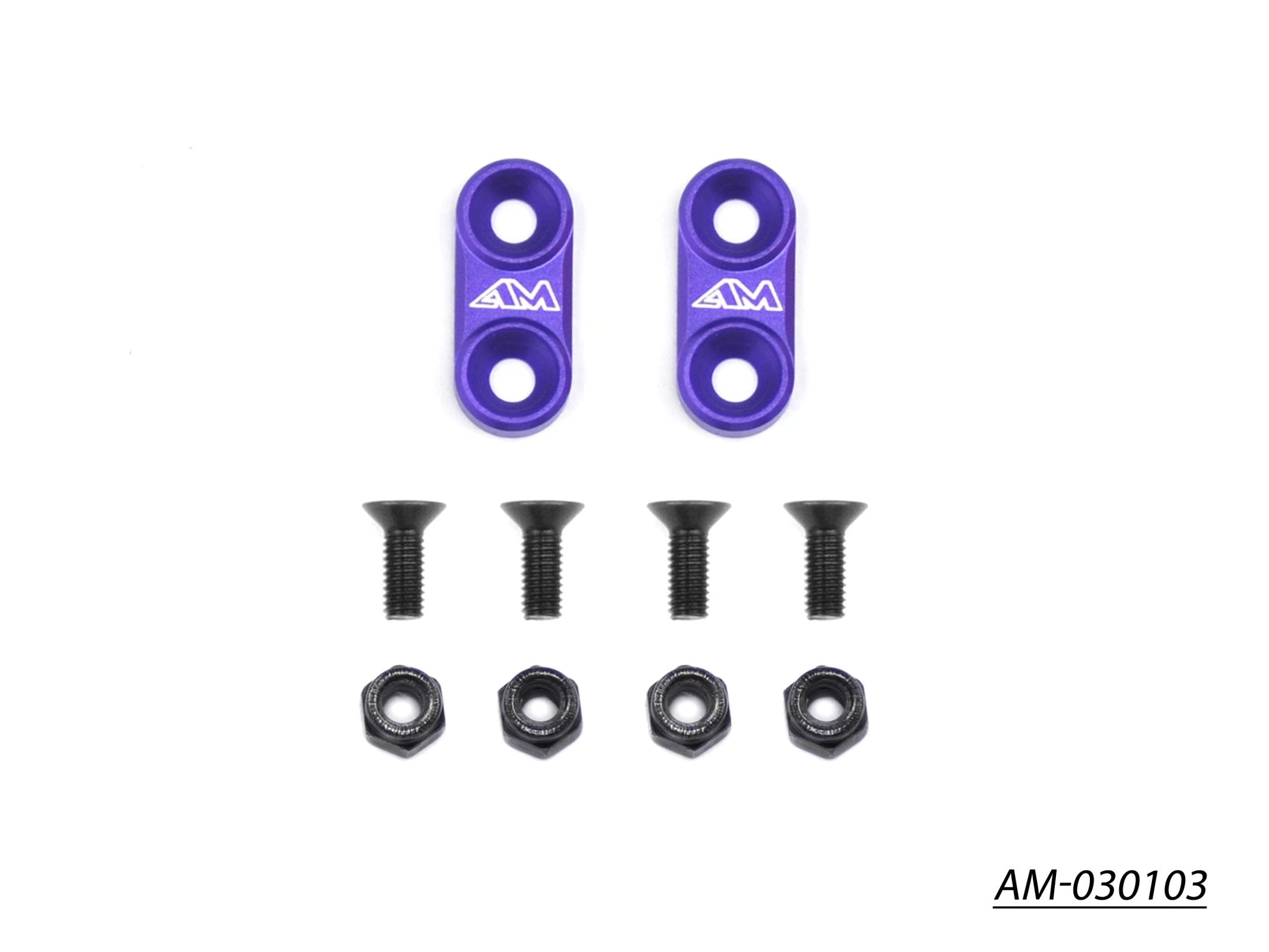 Arrowmax Accessories supports aileron alu violet 1/10 AM-030103