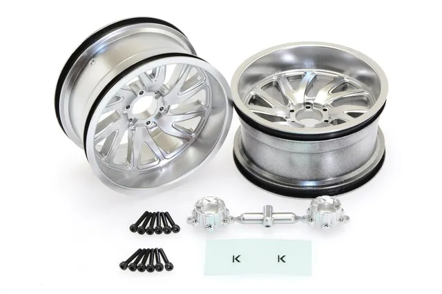 CEN Wheels CD0650 roue KG1 Vile KF004 argent lot 2