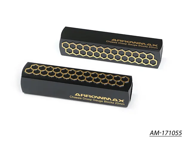 Arrowmax Cales Droop 20mm 1/8 Noir Doré x2