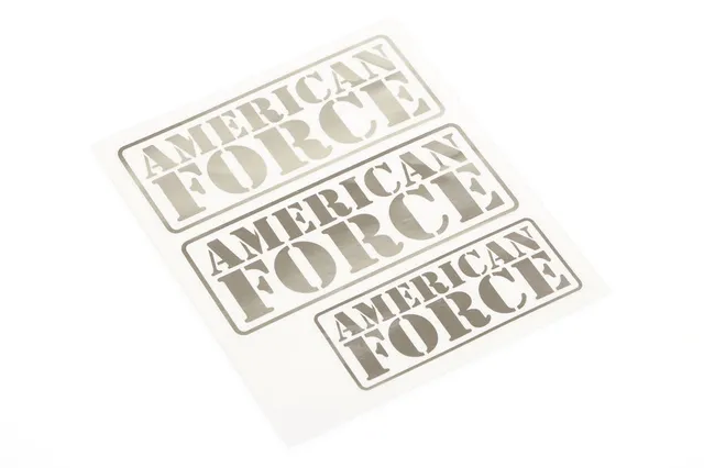 CEN CD0968 Planche autocollants American Force chrome