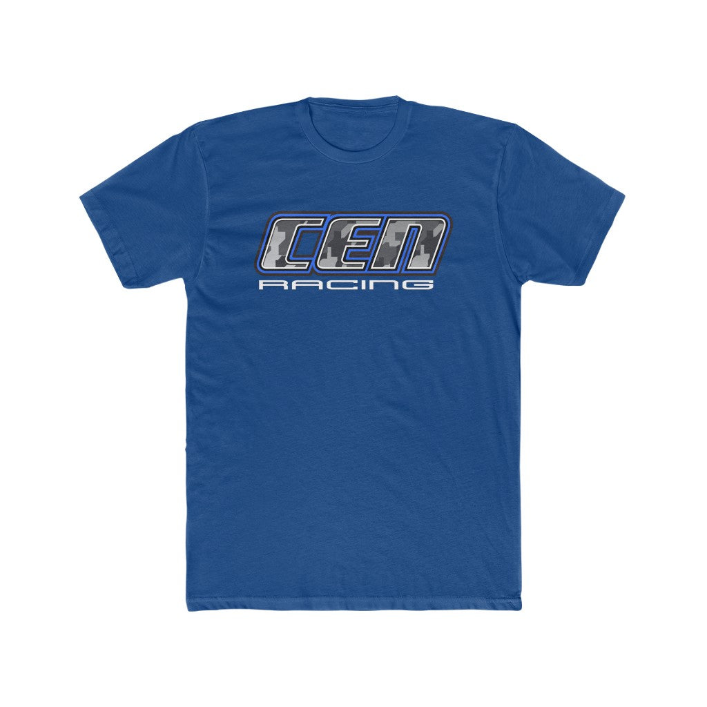 CEN Racing T-Shirt Coton Daytona Bleu Noir L
