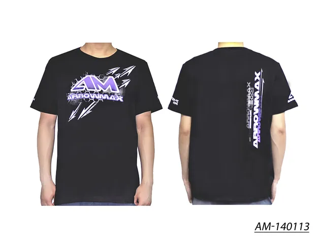 Arrowmax Team T-Shirt 2014 Noir L AM-140113 coton