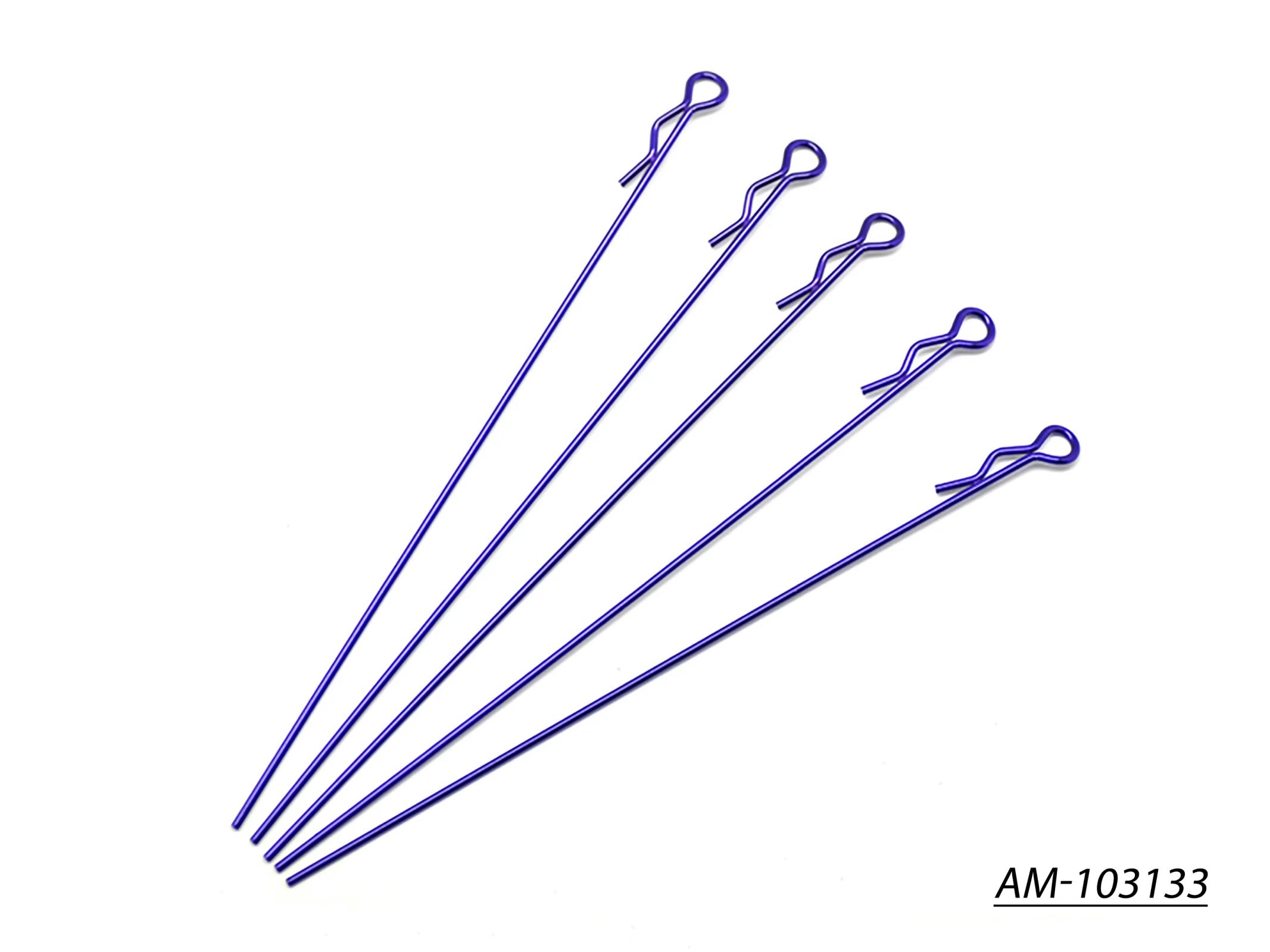 Arrowmax Body Clip carrosserie 1/10 violet x5 AM-103133