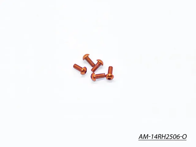 Arrowmax Screws AM-14RH2506-O vis alu M2.5x6 orange