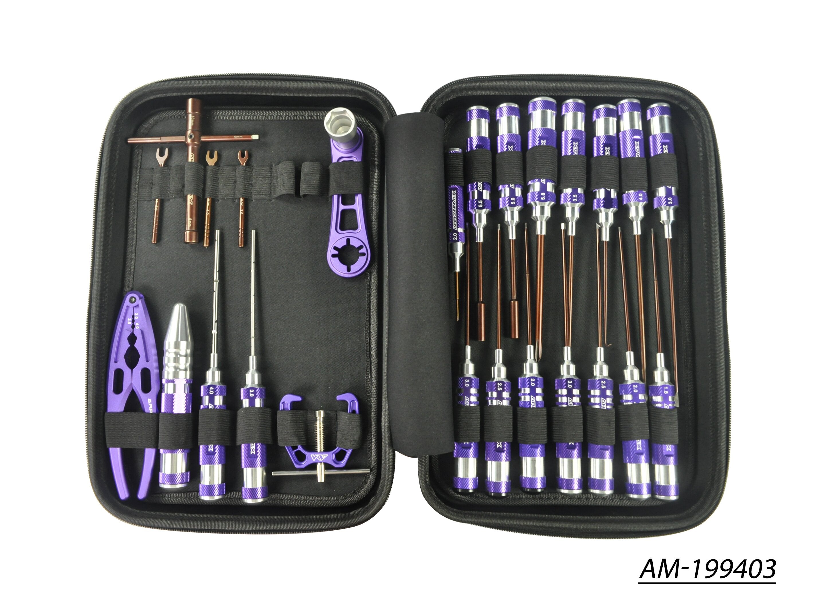Arrowmax Tools Set kit offroad 25 pcs housse AM-199403