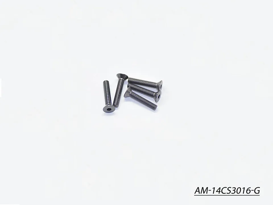 Arrowmax AM-14CS3016-G vis alu M3x16 gris x5 7075