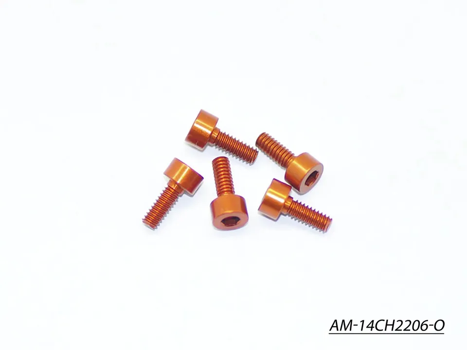 Arrowmax Screws AM-14CH2206-O vis alu M2.2x6 orange lot 5