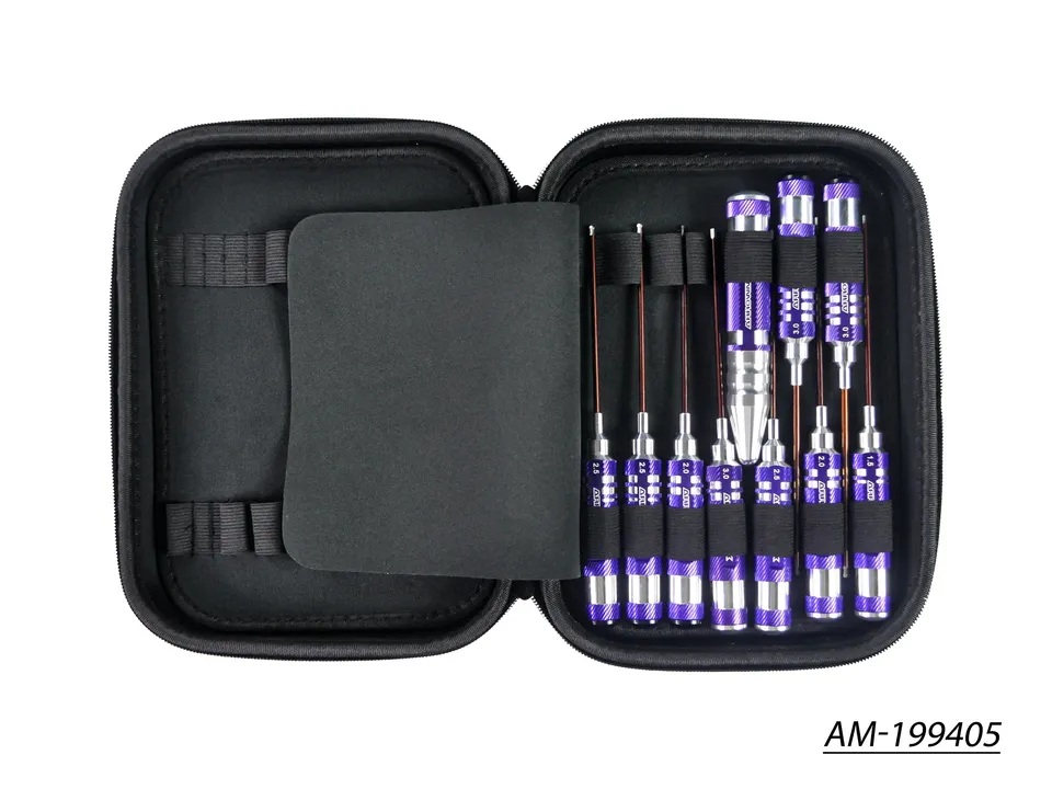 Arrowmax AM-199405 kit outils hélico 10 pcs avec sac
