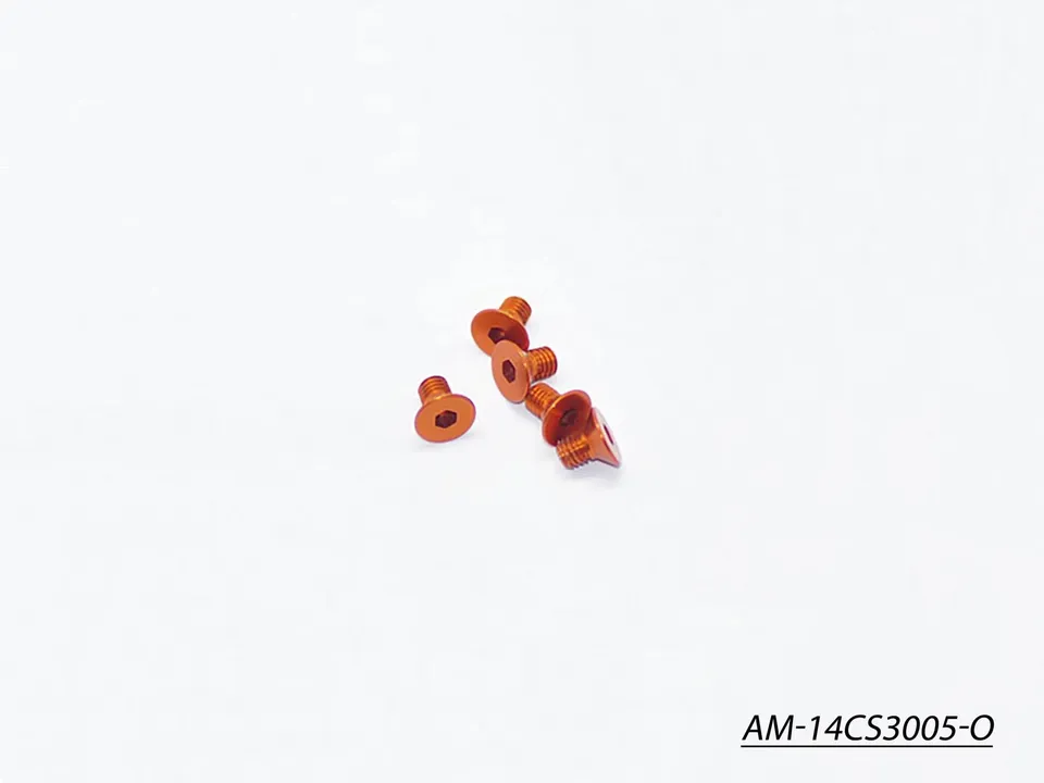 Arrowmax AM-14CS3005-O vis alu M3x5 orange lot de 5