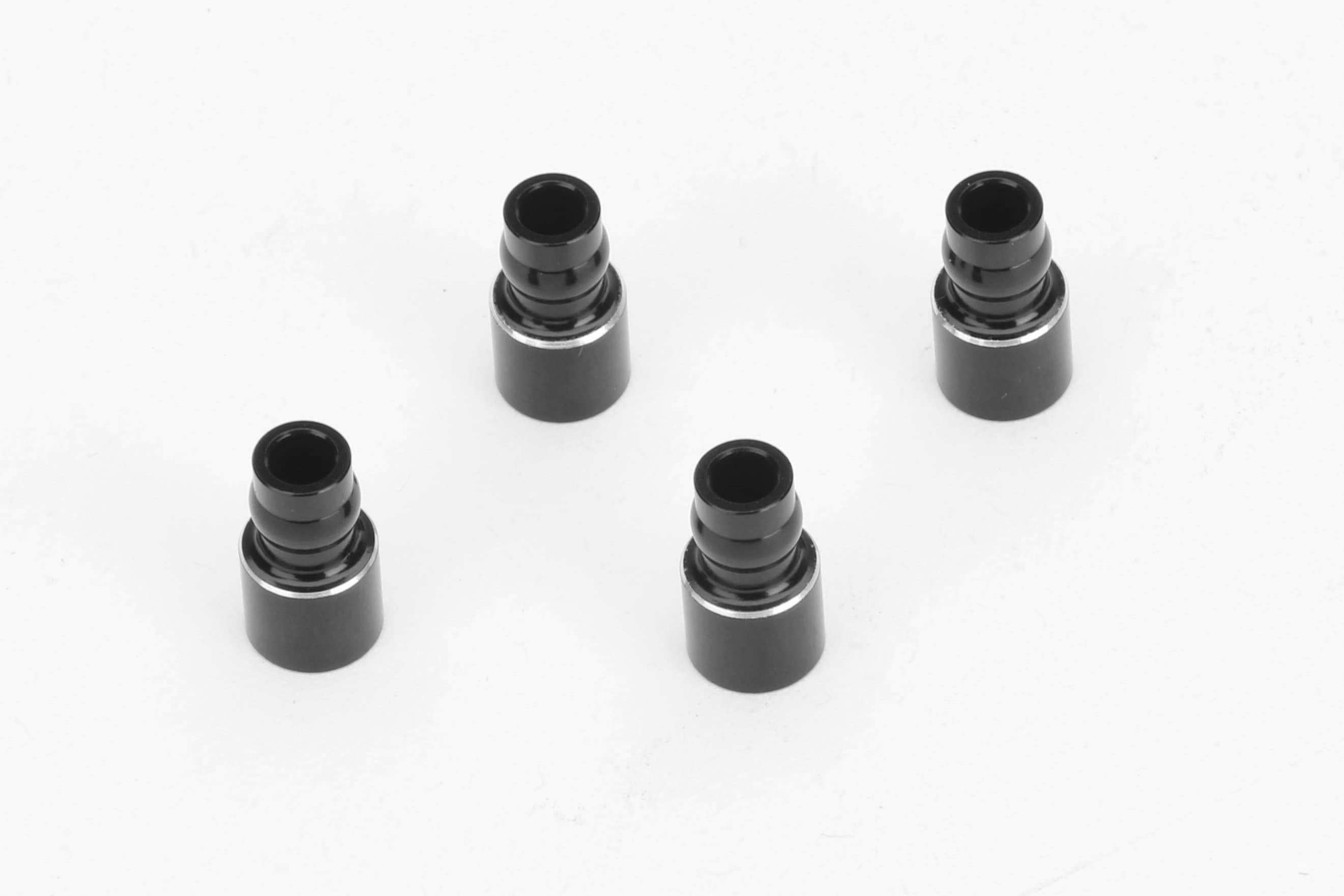 CEN KAOS CKR0102 Bouchon Amortisseur Aluminium 4pcs Noir