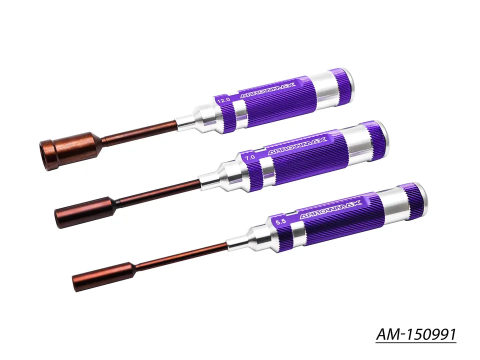 Arrowmax Tools Set Clés à Douille 5.5 7.0 12.0 AM-150991
