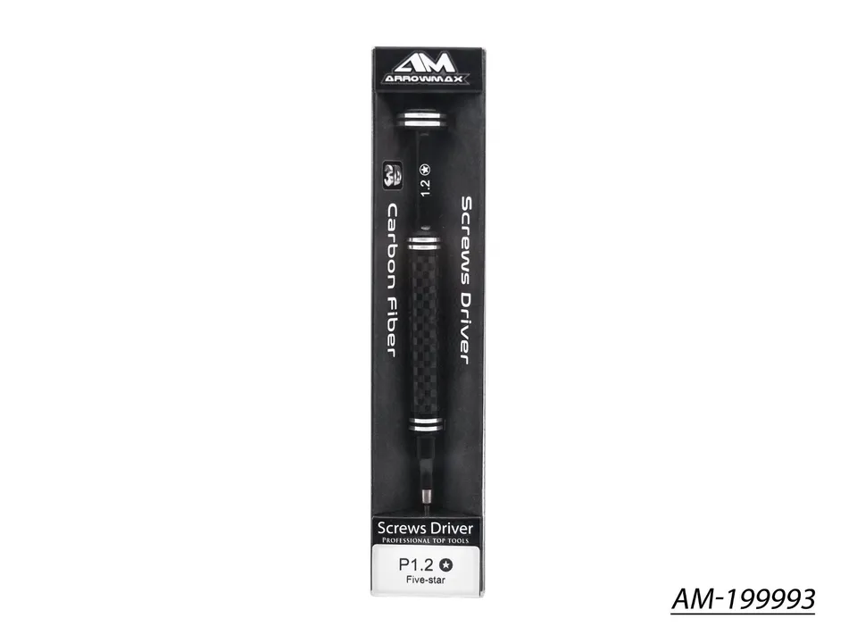 Arrowmax Tournevis Carbone 3D P1.2 Five-Star AM-199993
