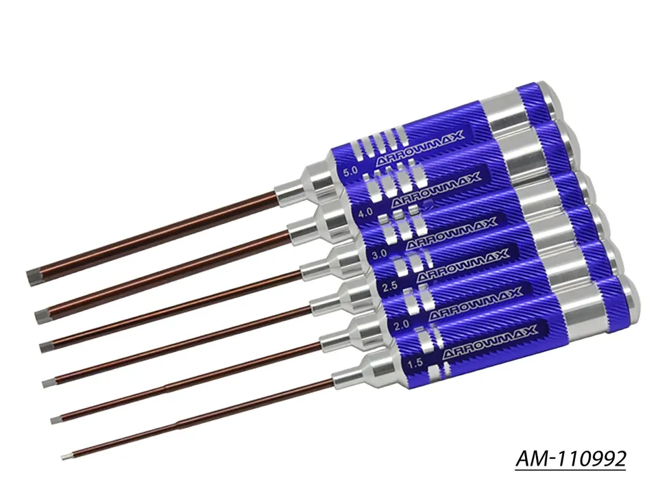 Arrowmax Tools clés Allen 1,5-5,0x120mm (6 pièces)