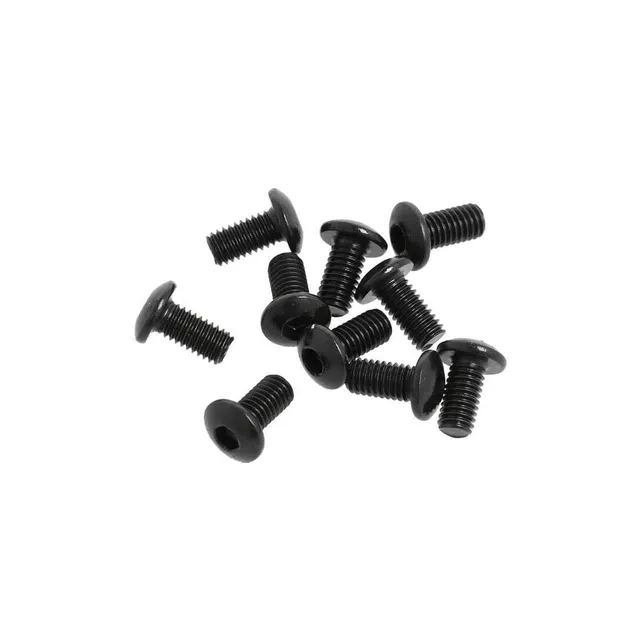 CEN G36372 Vis Tête Ronde M3x6mm Hex 10pcs