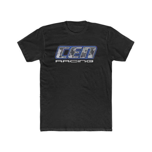 CEN Racing T-Shirt Coton Daytona Bleu Noir L