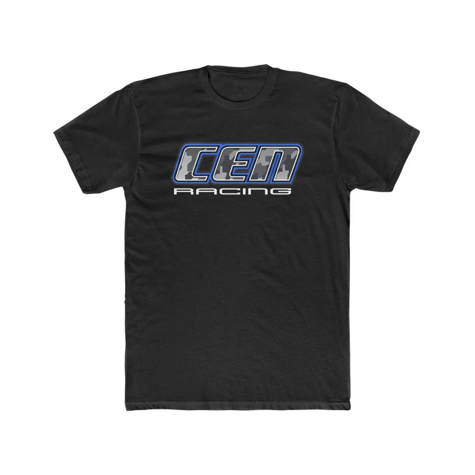 CEN Racing T-Shirt Coton Daytona Bleu Noir L