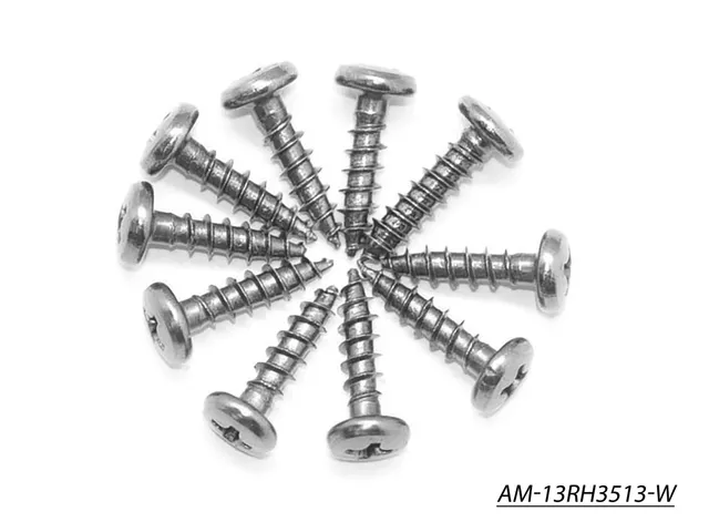 Arrowmax Screws AM-13RH3513-W vis M3.5x13 cruciforme x10