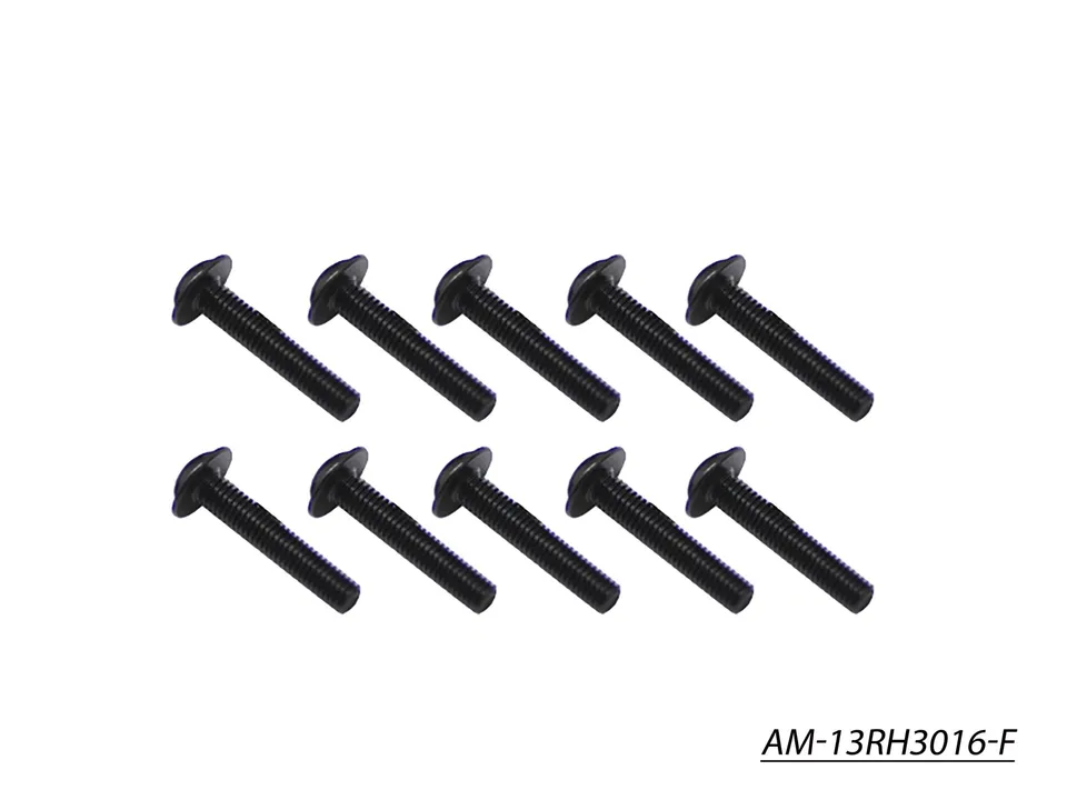 Arrowmax AM-13RH3016-F vis M3x16 ronde collerette x10