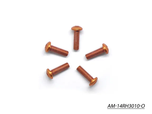 Arrowmax Screws AM-14RH3010-O vis alu M3x10 orange par 5