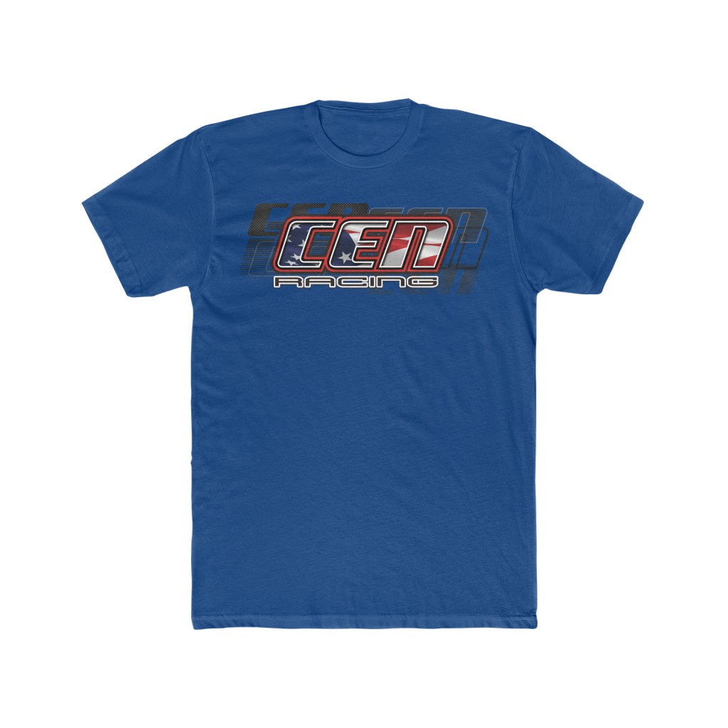 CEN Racing USA Flag 2020 t-shirt homme noir L coton