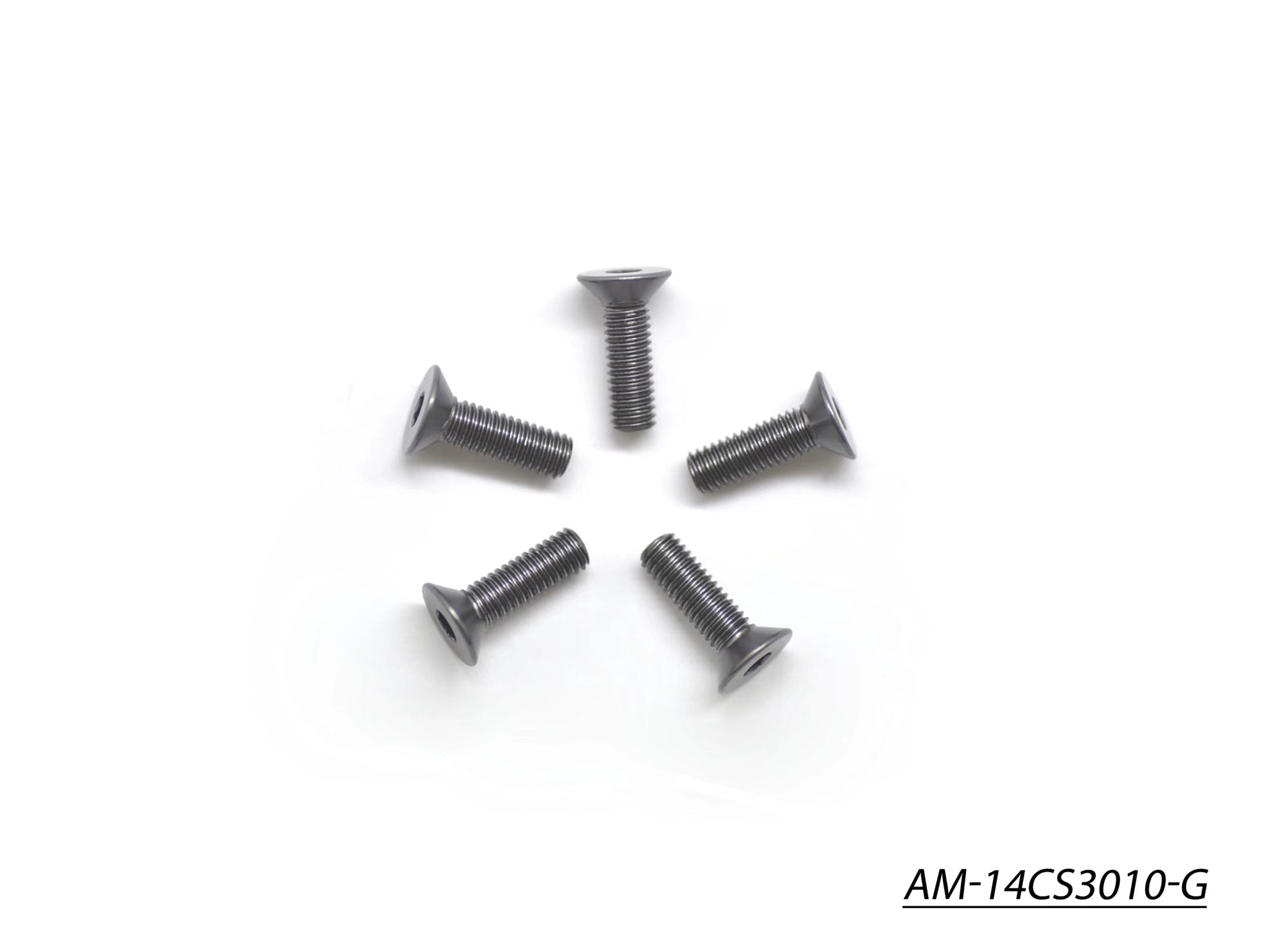 Arrowmax AM-14CS3010-G vis alu fraisée M3x10 grise x5