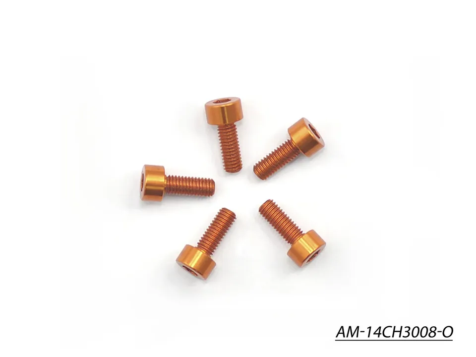 Arrowmax Screws AM-14CH3008-O vis alu M3x8 orange x5